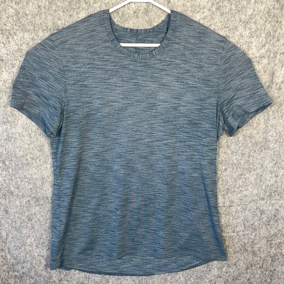 Lululemon Other - Lululemon Metal Vent Tech Short Sleeve Shirt Blue Heathered Men's Large Training